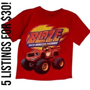 Blaze the Monster Machines Boys Graphic T-shirt size 5/6